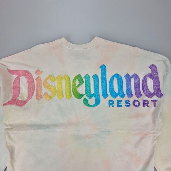 DISNEY Disneyland Resort Tie Dye Crewneck Spirit Jersey Long Sleeve Unisex Small - Picture 6 of 10